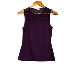3 for $30! Purple mesh tank top